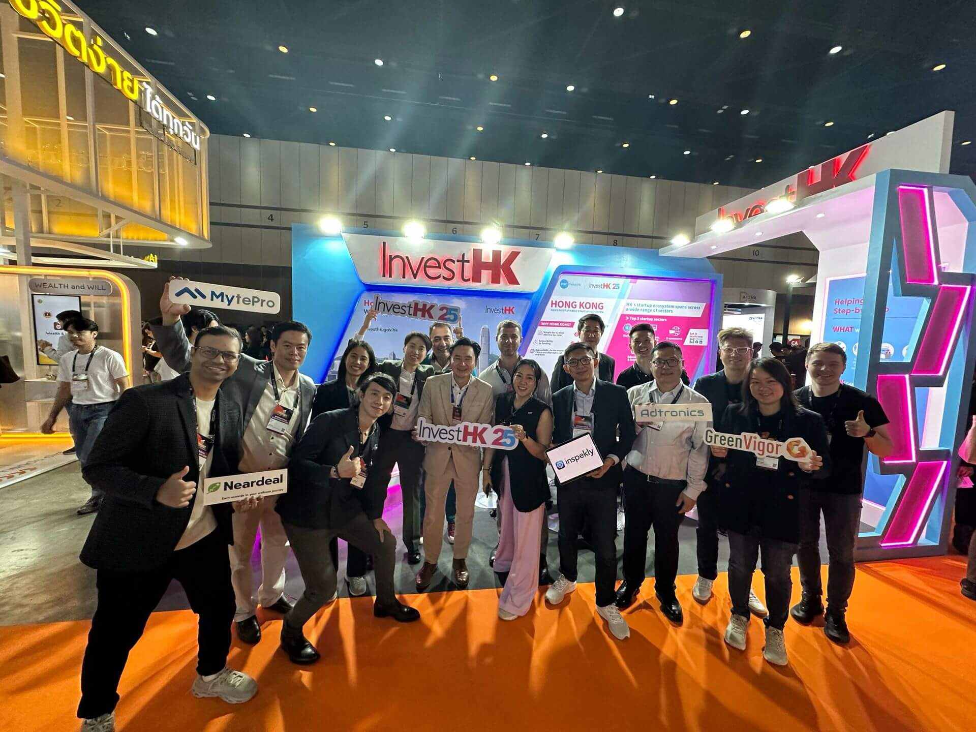 Inspekly 隨投資推廣署代表團出席在曼谷舉行的 2025 年 Techsauce 全球高峰會